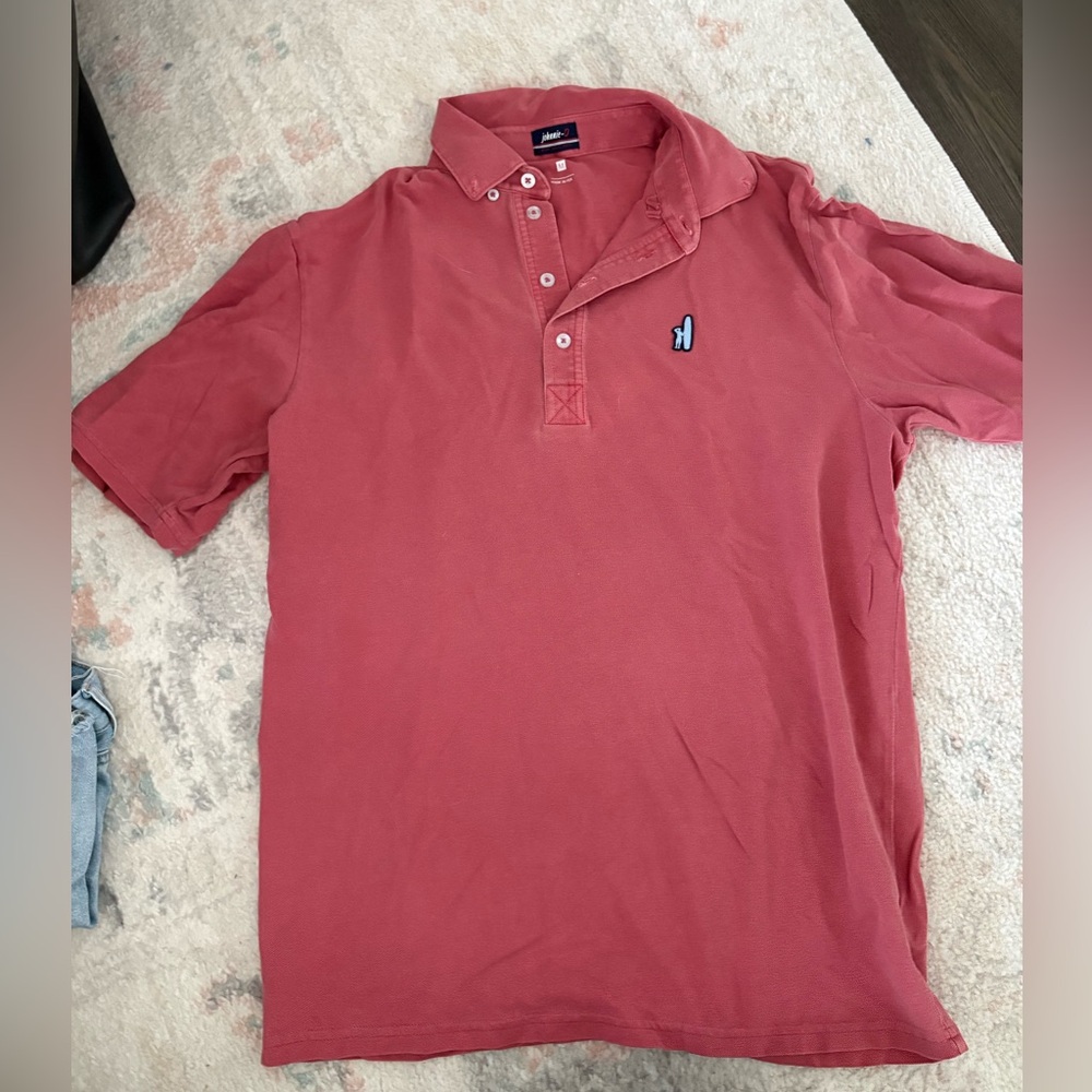 johnnie-O Men's Polo Shirt in Brick Red